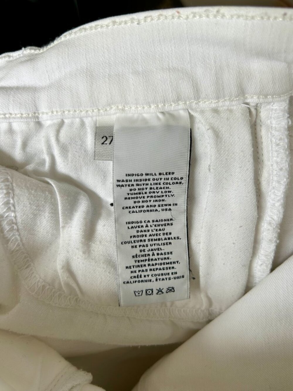 J Brand 811 White Mid-Rise Skinny Jeans 27 - Picture 8 of 9